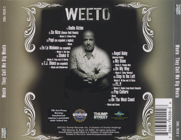 Weeto - Call Me Big Weets Chicano Rap